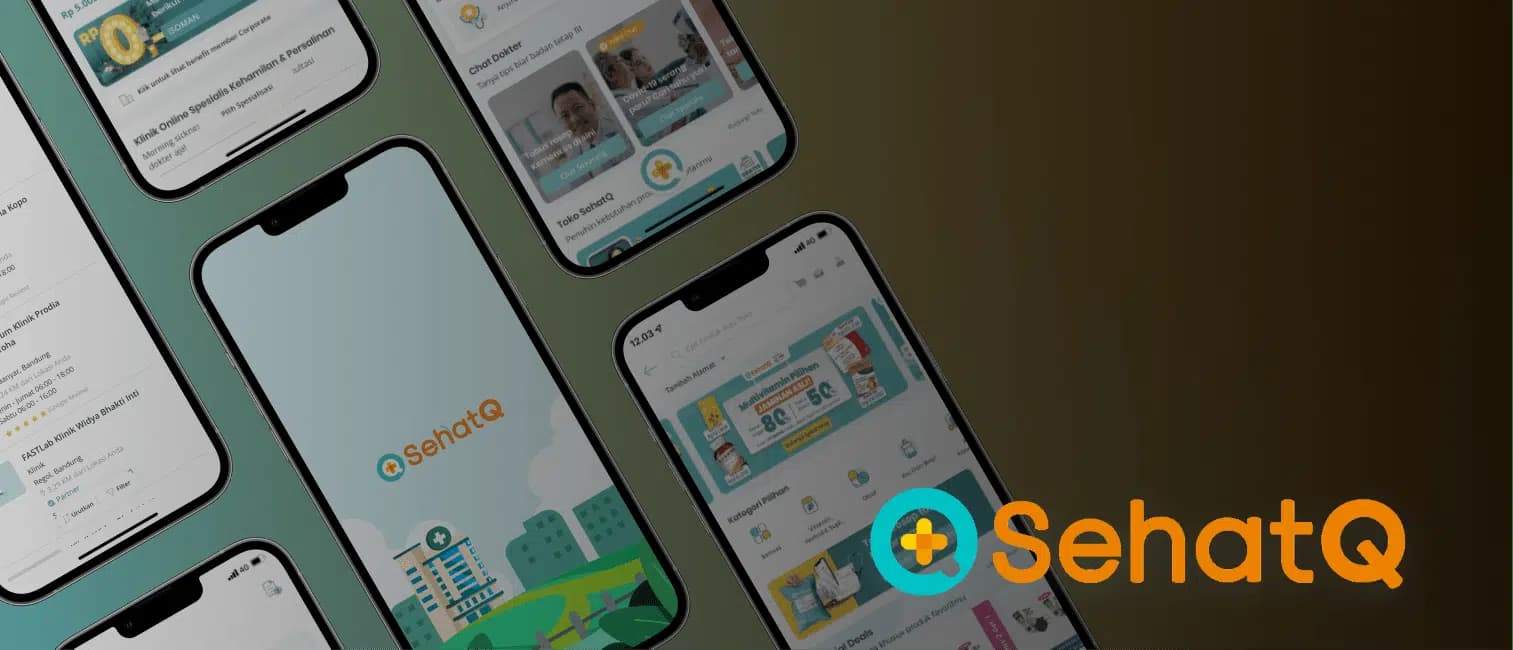 Our Startup studio Indonesia & Bali helped sehatq in develop apps for medical care